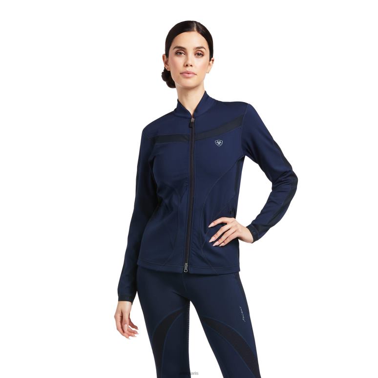 RJ66P3434 sweat zippé Ascent Ariat hauts marine femmes