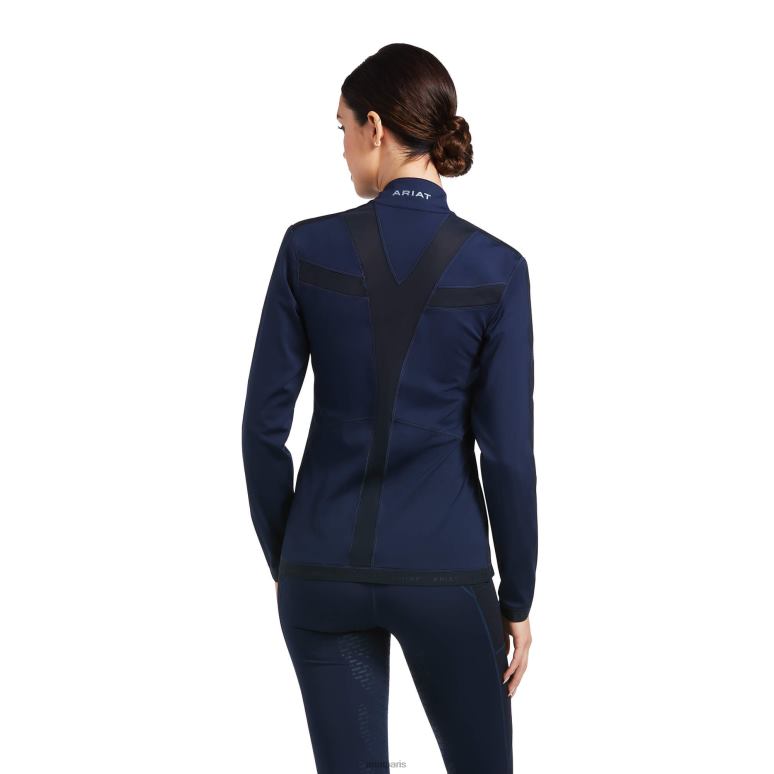 RJ66P3434 sweat zippé Ascent Ariat hauts marine femmes