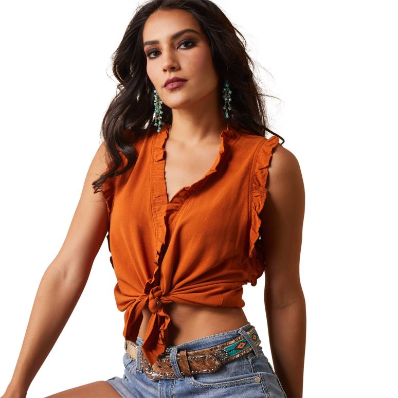 RJ66P2768 haut jordanien Ariat hauts automnal femmes