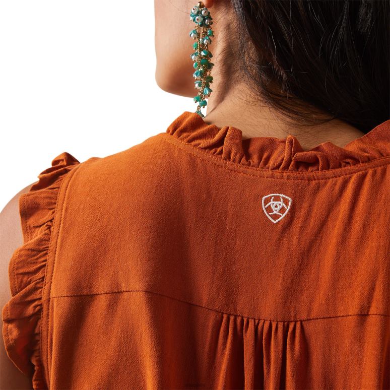 RJ66P2768 haut jordanien Ariat hauts automnal femmes