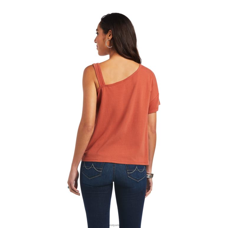 RJ66P2855 autour et autour du tee Ariat hauts loupe de séquoia femmes