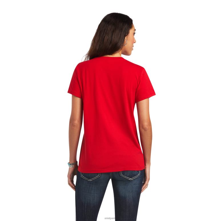 RJ66P2911 vrai tee-shirt firebird Ariat hauts salsa femmes