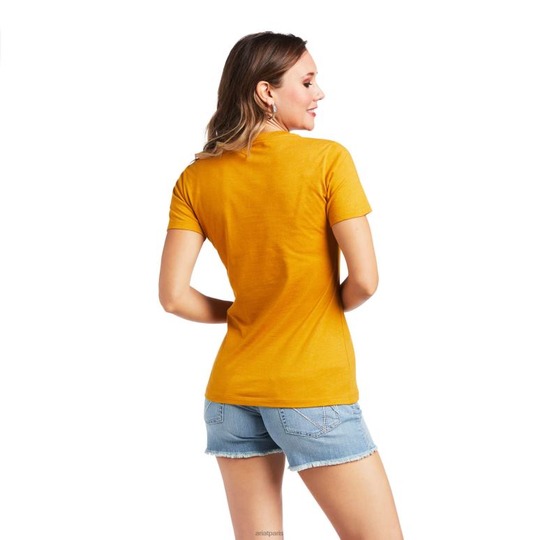 RJ66P2936 t-shirt des terres agricoles Ariat hauts bruyère d'argousier femmes
