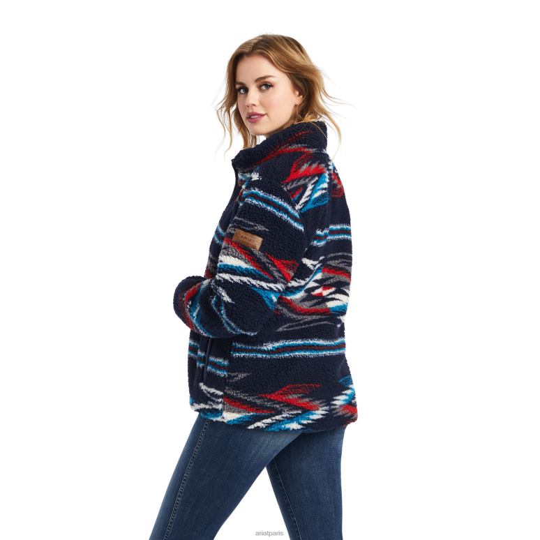 RJ66P3478 veste chimayo en polaire Ariat hauts chimayo jcd sherpa femmes