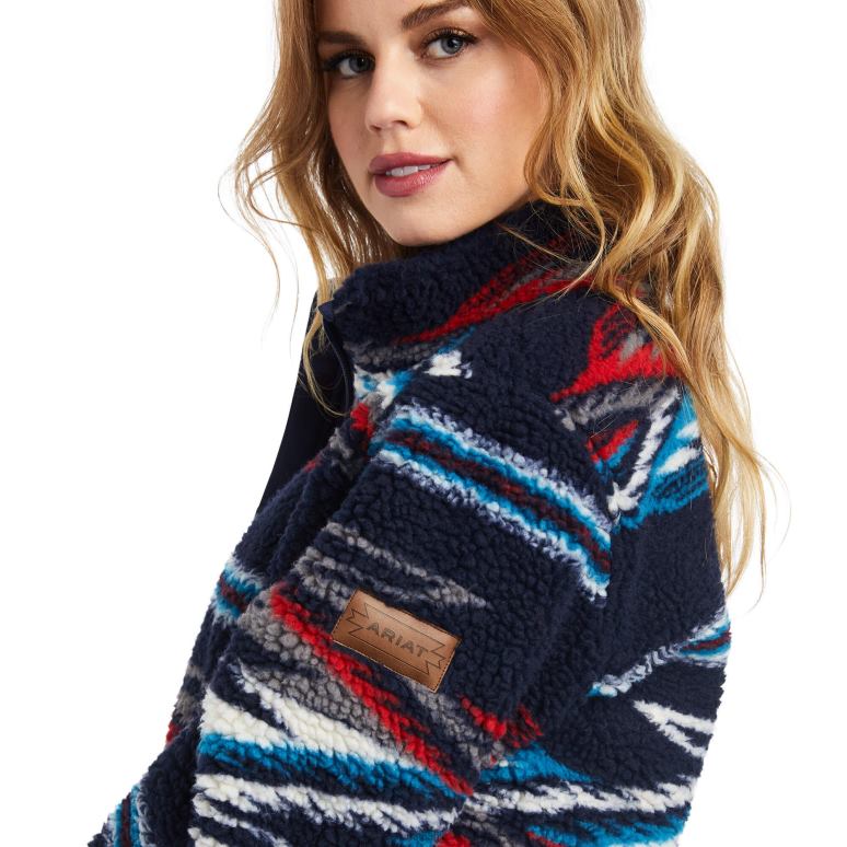 RJ66P3478 veste chimayo en polaire Ariat hauts chimayo jcd sherpa femmes