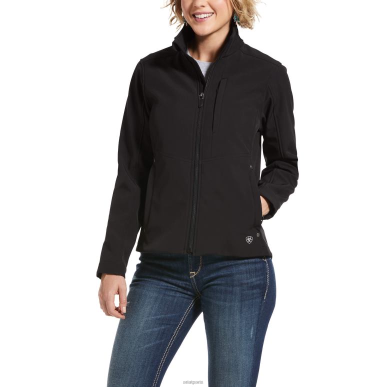 RJ66P3479 vraie veste softshell Ariat hauts noir femmes