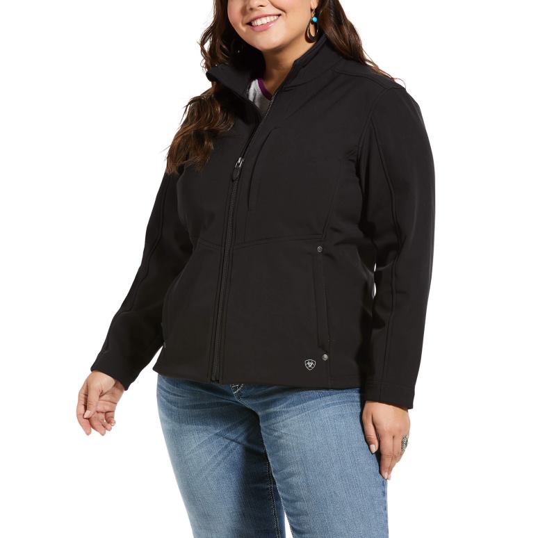 RJ66P3479 vraie veste softshell Ariat hauts noir femmes