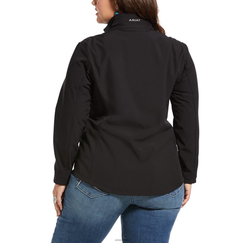 RJ66P3479 vraie veste softshell Ariat hauts noir femmes