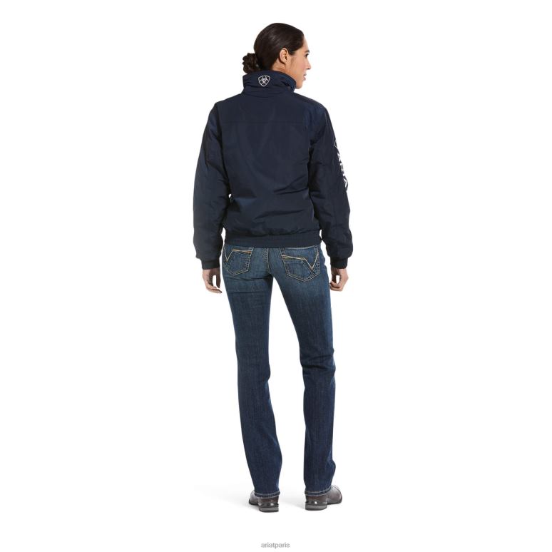 RJ66P3495 veste d'écurie Ariat hauts marine femmes