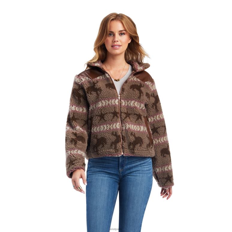 RJ66P3496 veste de bandit Ariat hauts multi femmes