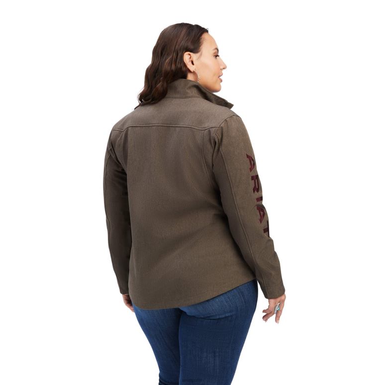 RJ66P3503 nouvelle veste softshell de l'équipe Ariat hauts bruyère à écorce de banian femmes