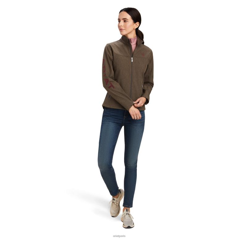 RJ66P3503 nouvelle veste softshell de l'équipe Ariat hauts bruyère à écorce de banian femmes