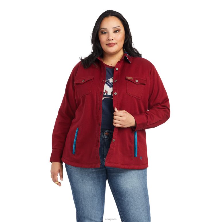 RJ66P3509 veste-chemise shacket chimayo Ariat hauts rubaiyat femmes