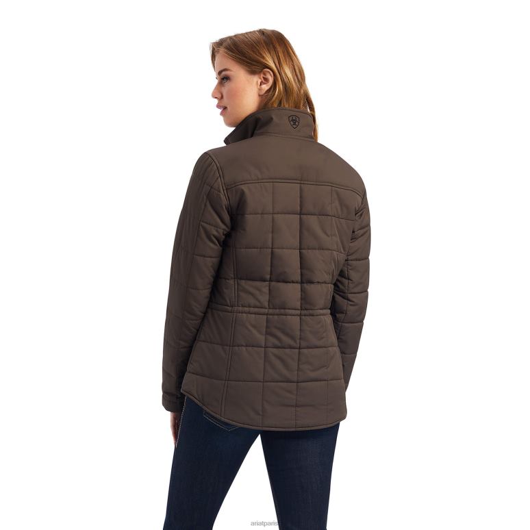 RJ66P3511 veste isolante crius Ariat hauts écorce de banian femmes