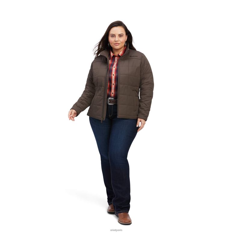 RJ66P3511 veste isolante crius Ariat hauts écorce de banian femmes