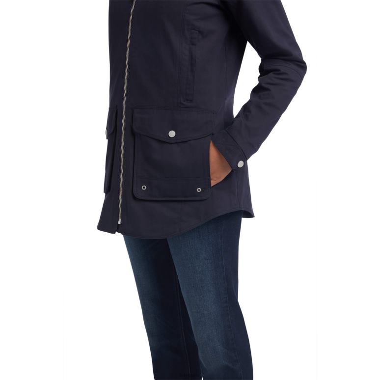 RJ66P3515 veste vernale Ariat hauts marine femmes