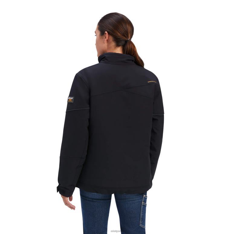 RJ66P3516 Veste isolante Durastretch Dri-Tek pour barres d'armature Ariat hauts noir femmes