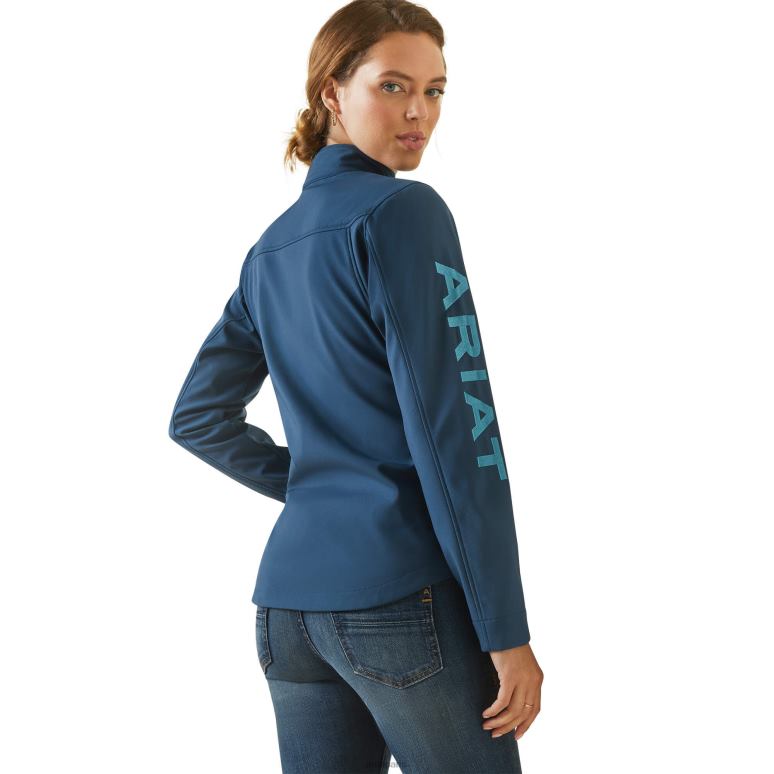 RJ66P3533 nouvelle veste softshell de l'équipe Ariat hauts pétrole profond femmes
