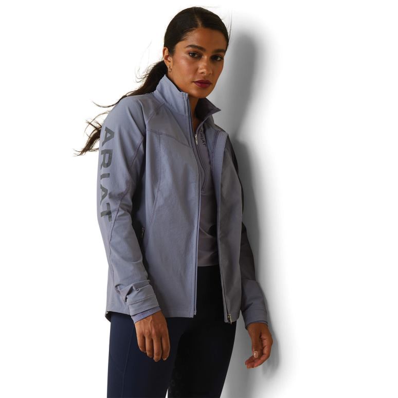 RJ66P3534 veste softshell agile Ariat hauts granit sombre femmes