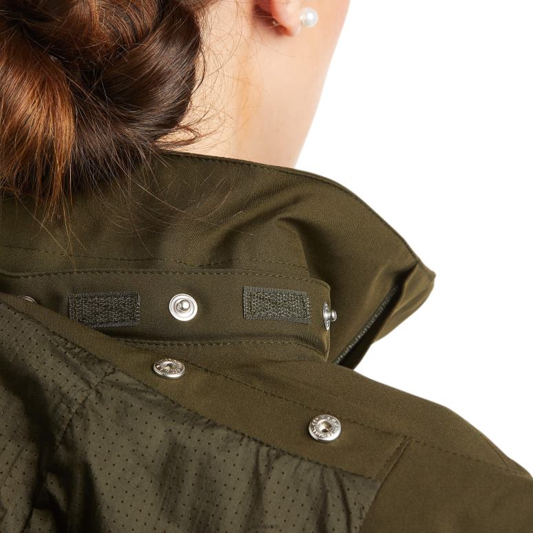 RJ66P3538 veste imperméable côtière Ariat hauts relique femmes