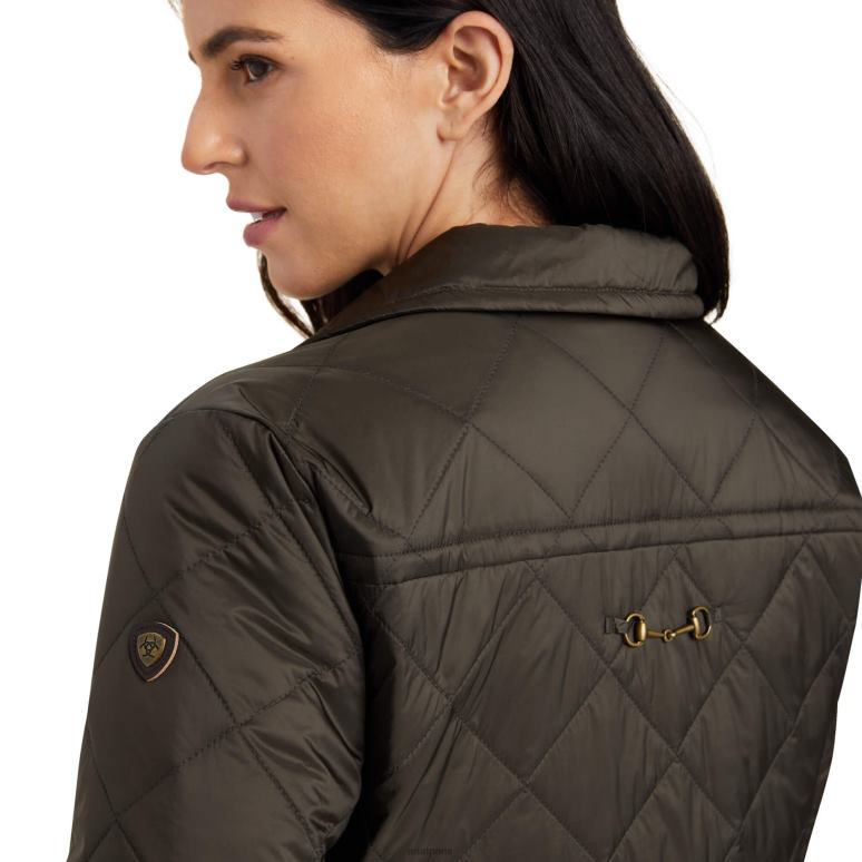 RJ66P3568 veste-chemise belmont Ariat hauts Terre femmes