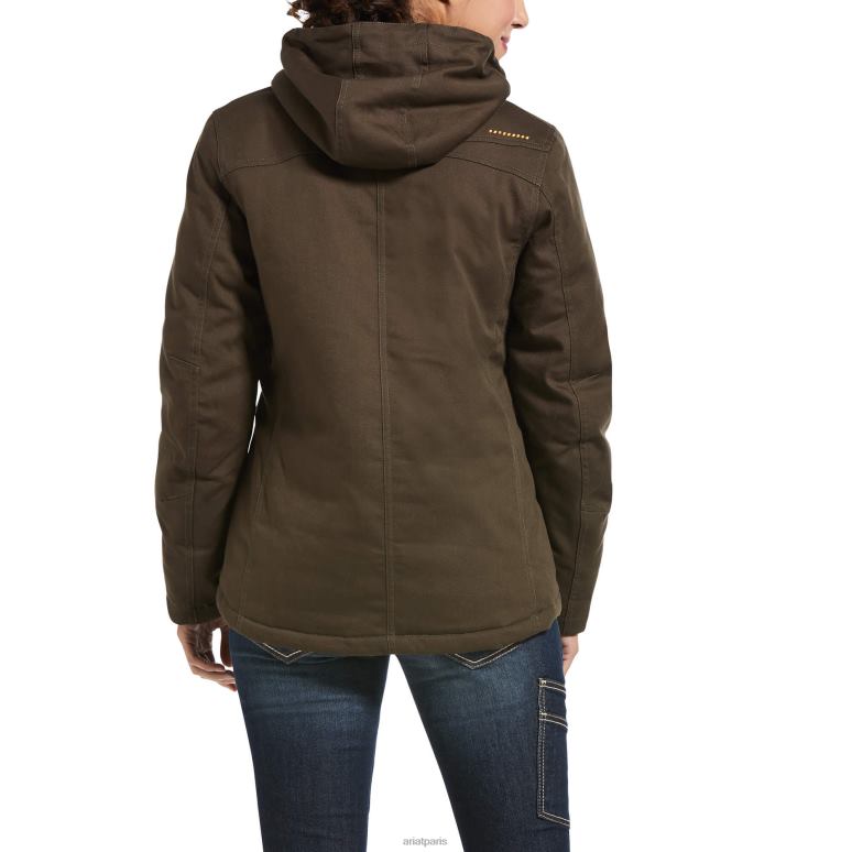 RJ66P3572 veste isolée duracanvas pour barres d'armature Ariat hauts roitelet femmes