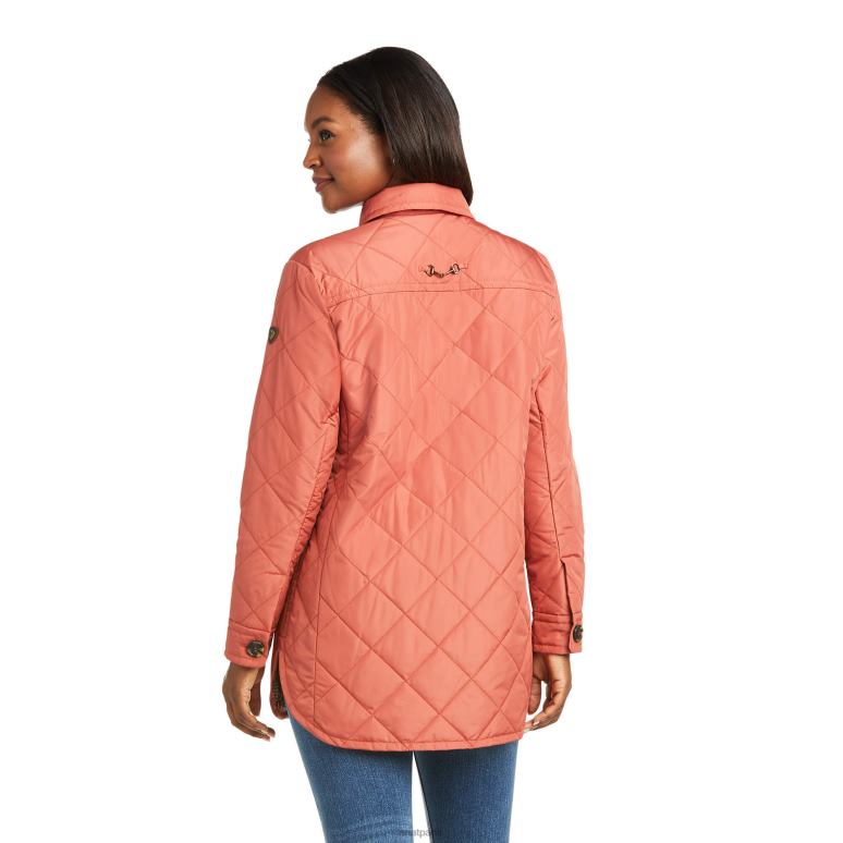 RJ66P3578 veste-chemise belmont Ariat hauts Marsala femmes