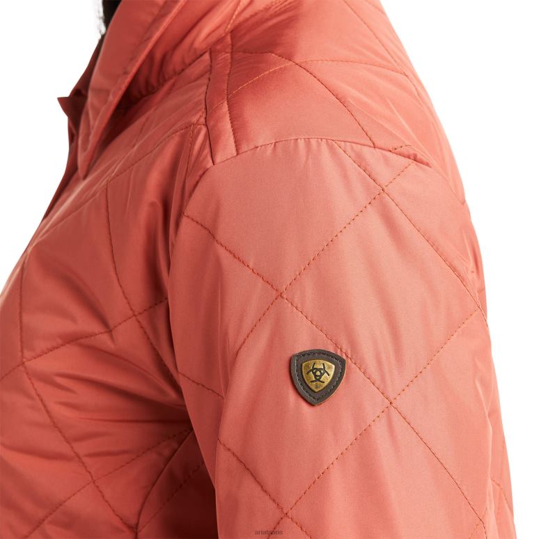 RJ66P3578 veste-chemise belmont Ariat hauts Marsala femmes