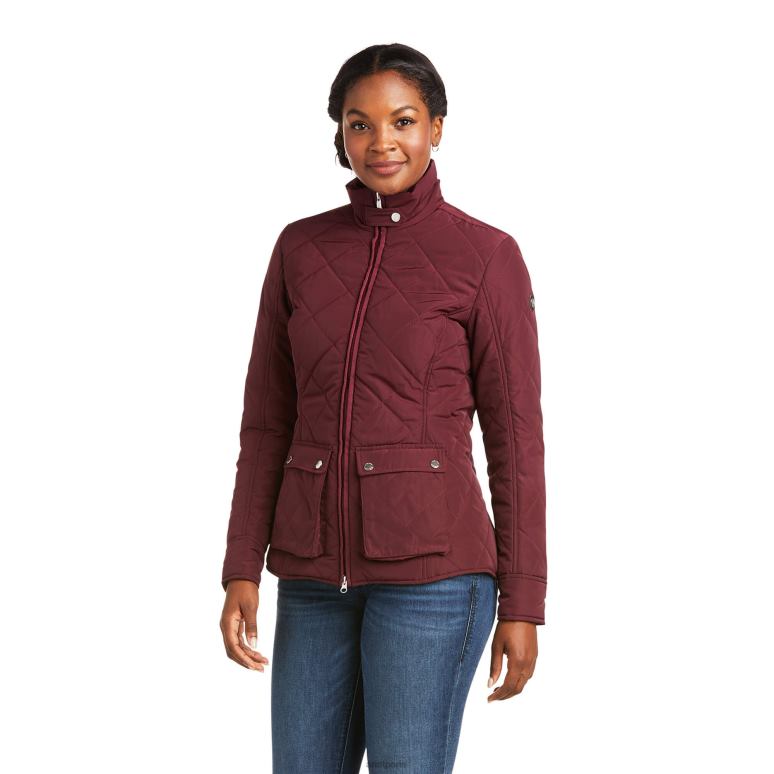 RJ66P3583 veste provinciale Ariat hauts vin de Windsor femmes