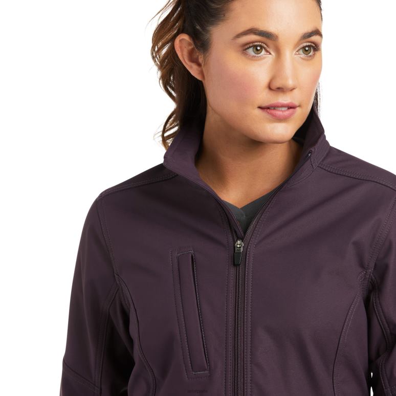 RJ66P3592 veste softshell en toile stretch rebar Ariat hauts prune parfaite femmes