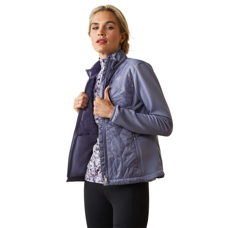 RJ66P3594 veste isolante fusion Ariat hauts granit sombre femmes