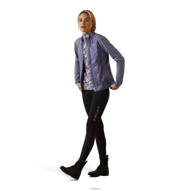 RJ66P3594 veste isolante fusion Ariat hauts granit sombre femmes