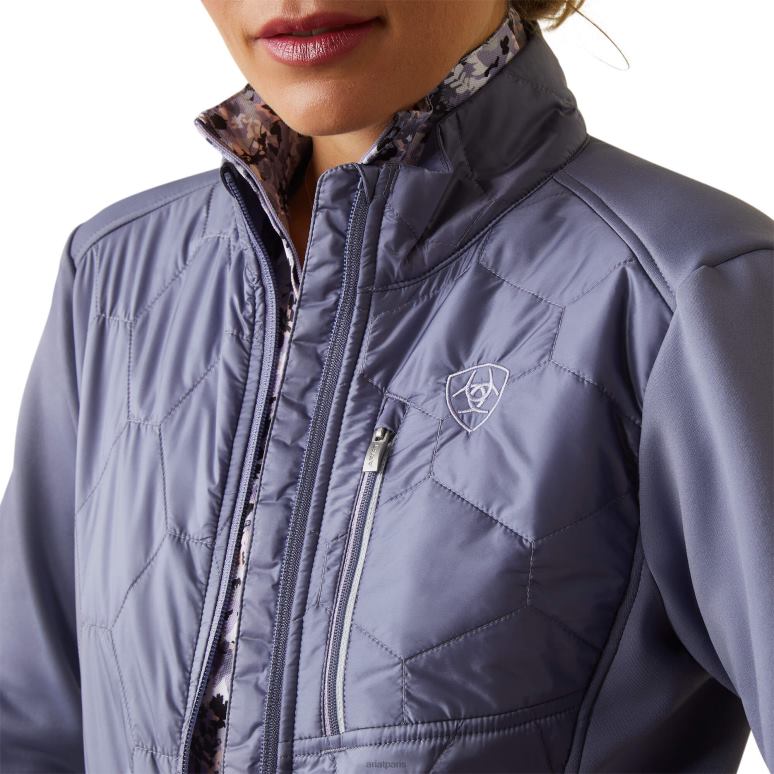 RJ66P3594 veste isolante fusion Ariat hauts granit sombre femmes