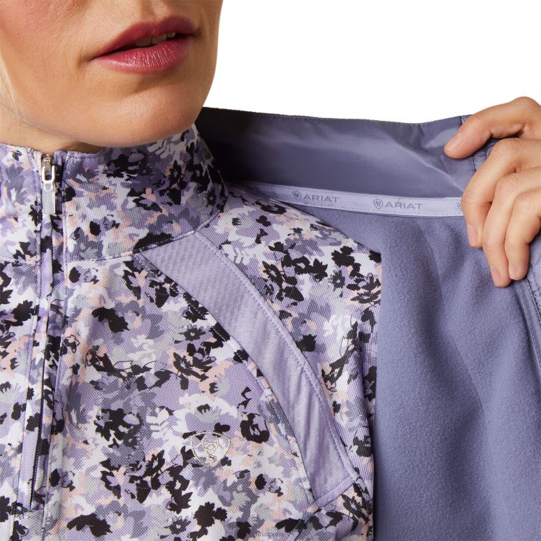 RJ66P3594 veste isolante fusion Ariat hauts granit sombre femmes