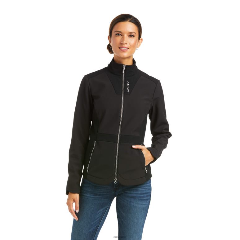 RJ66P3596 veste saillante Ariat hauts noir femmes