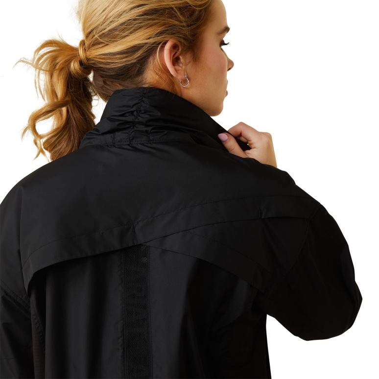 RJ66P3598 respirer la veste Ariat hauts noir femmes