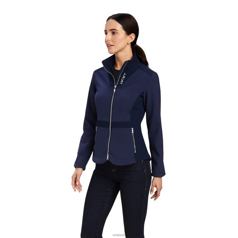 RJ66P3616 veste saillante Ariat hauts éclipse marine femmes
