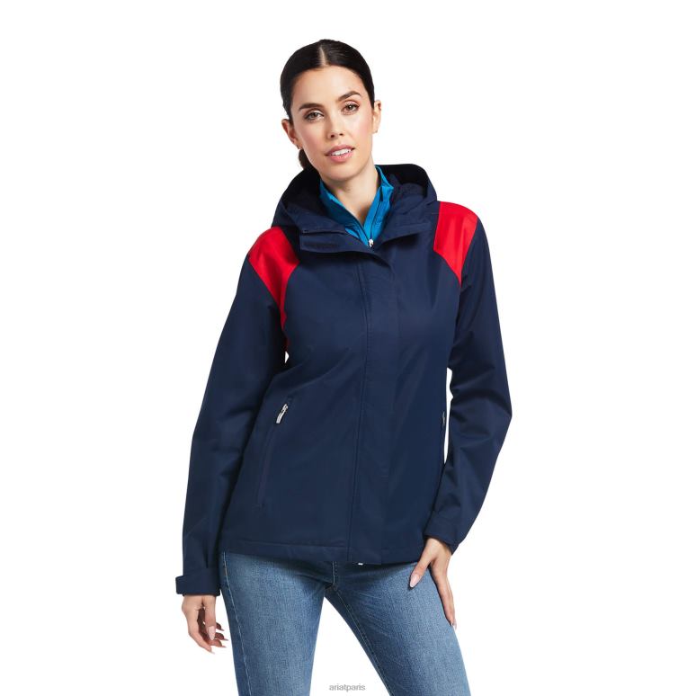RJ66P3618 veste imperméable spectateur Ariat hauts équipe femmes