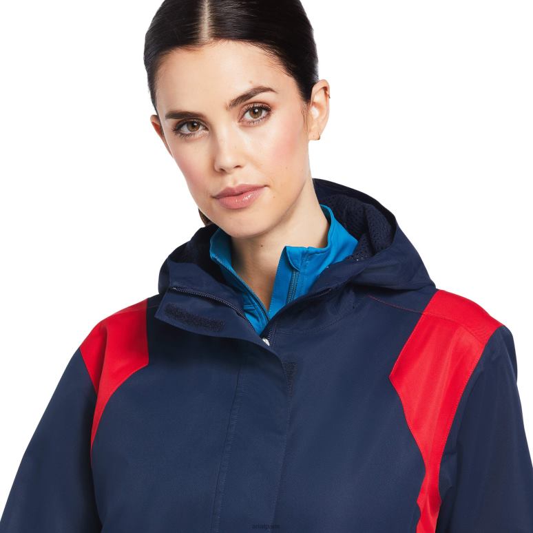 RJ66P3618 veste imperméable spectateur Ariat hauts équipe femmes