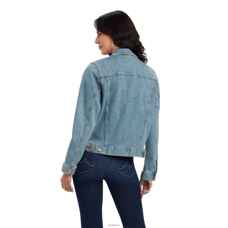 RJ66P3628 veste en jean Ariat hauts Utah femmes