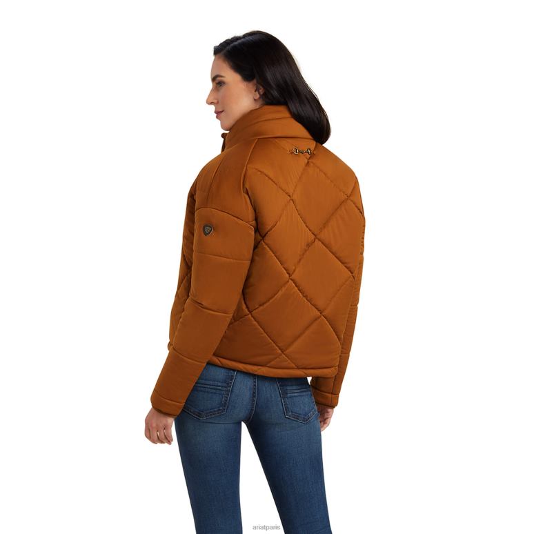 RJ66P3646 veste isolante Adena Ariat hauts châtaigne femmes
