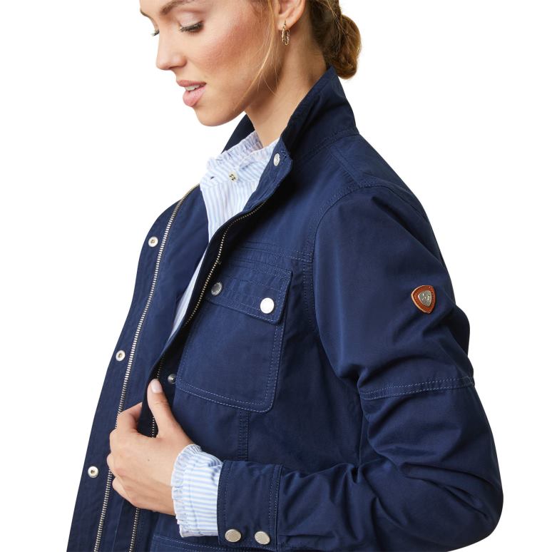 RJ66P3647 veste militaire calumet Ariat hauts marine femmes