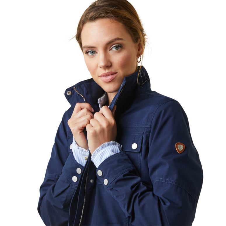 RJ66P3647 veste militaire calumet Ariat hauts marine femmes