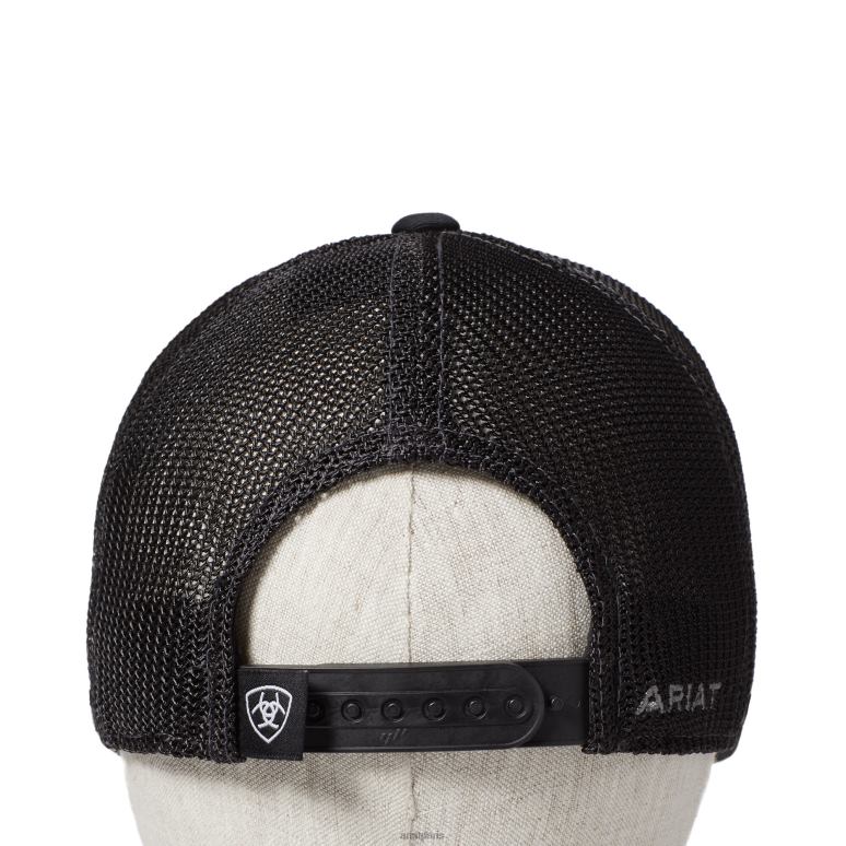 RJ66P1889 casquette snapback à logo Ariat accessoires noir Hommes