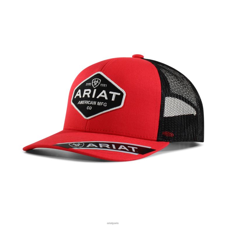 RJ66P1902 casquette à logo hexagonal Ariat accessoires noir Hommes