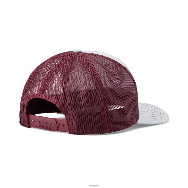 RJ66P1911 casquette à logo superposé Ariat accessoires gris/bordeaux Hommes