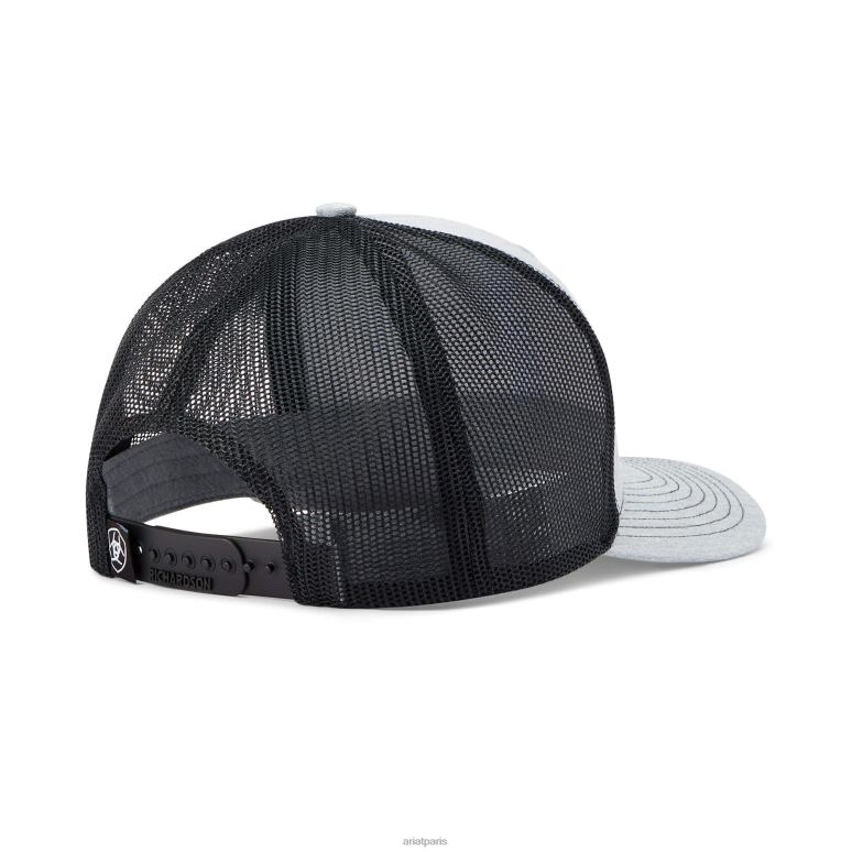 RJ66P1923 casquette drapeau mexique Ariat accessoires noir Hommes