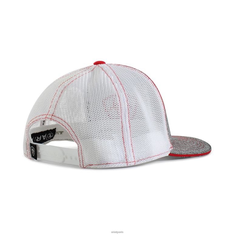 RJ66P1930 casquette à logo bouclier décalé Ariat accessoires rouge Hommes