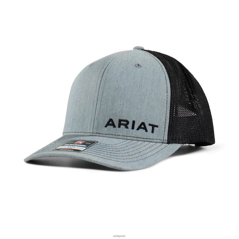 RJ66P1931 casquette à logo décalé Ariat accessoires gris Hommes