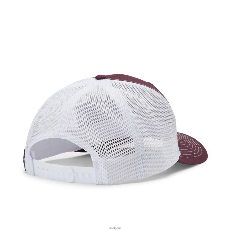RJ66P1937 casquette à logo superposé Ariat accessoires bordeaux/blanc Hommes